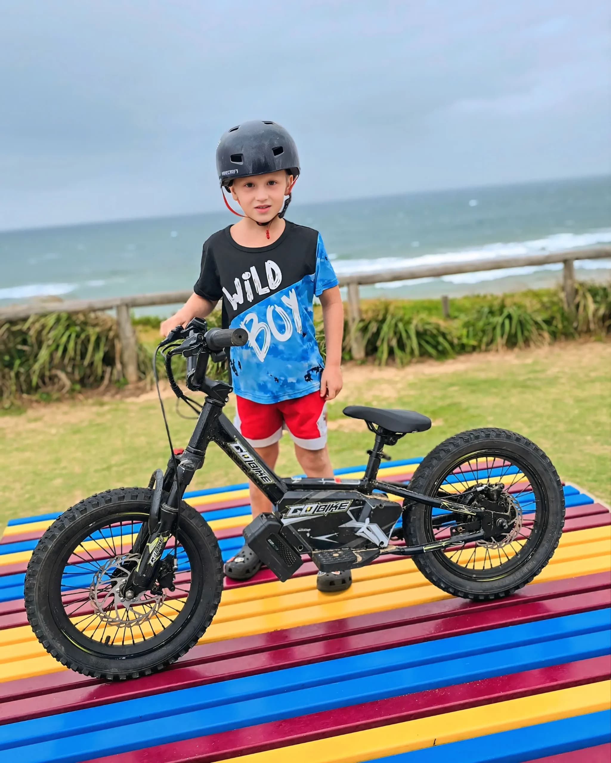 GoBike 16 Kids Electric Bike with 3 speed modes